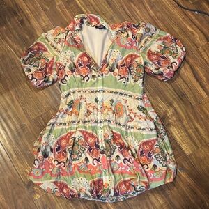 Floral Print Midi Dress